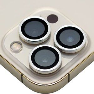 CAMERA LENS PRO DROP/ANTI DUST (SILVER) 2 PC IPHONE 12 PRO MAX